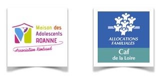 Logos MDA Roanne + Caf Loire + Loire